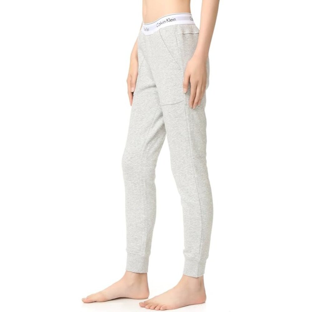 NWT Calvin Klein Women's QS5716 Modern Cotton Jogger Pant Pajama Bottoms, Medium - Picture 3 of 16